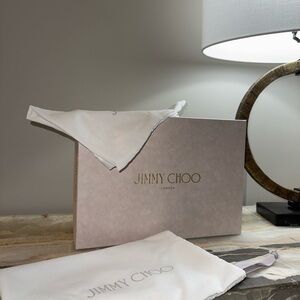 Jimmy Choo Designer Box with Dust Bag and paper